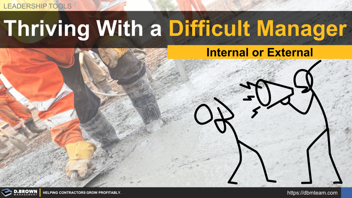 Thriving With a Difficult Manager (Internal or External). We all have situations in our lives where we must work with a manager (or customer) who is difficult. These learning resources and reflection questions will help you create a plan. 