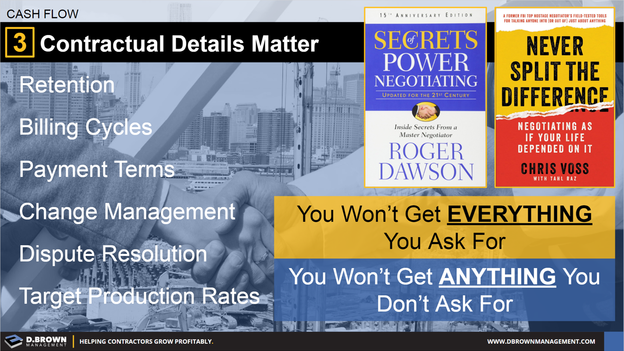 D Brown Management Cash Flow Tip 3 Contractual Details Matter