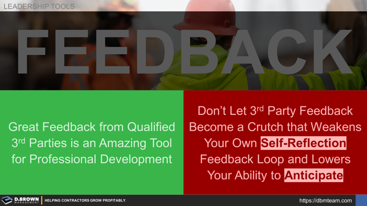 Personal Development: Feedback.